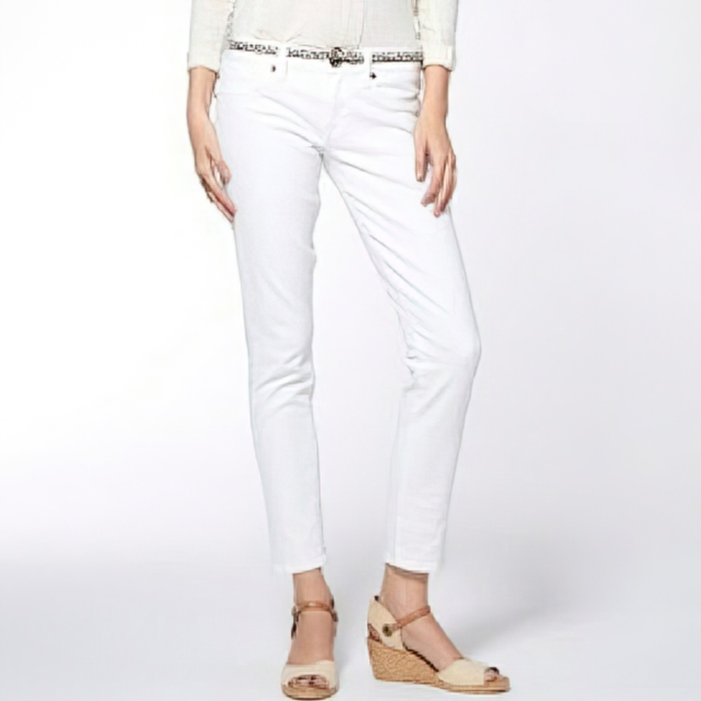 LUCKY BRAND Sienna Tomboy, Optic White, Denim Jeans Size 6. / 28